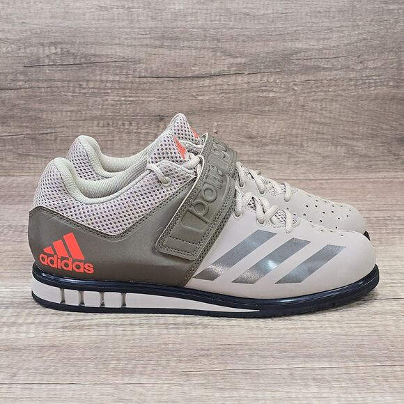 adidas Other - Adidas Powerlift 3.1 Men's Size 9 Beige Olive Brown Weightlifting Shoes (BA8017)